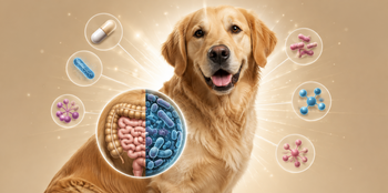 golden retriever with digestive issues