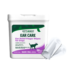 Vet's Best Ear Relief Finger Wipes