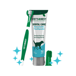 Vet’s Best Dog Toothbrush and Enzymatic Toothpaste Set