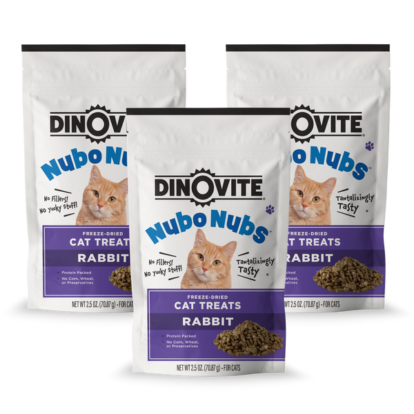 NubOnubs Cat Treats 3 Pack Dinovite